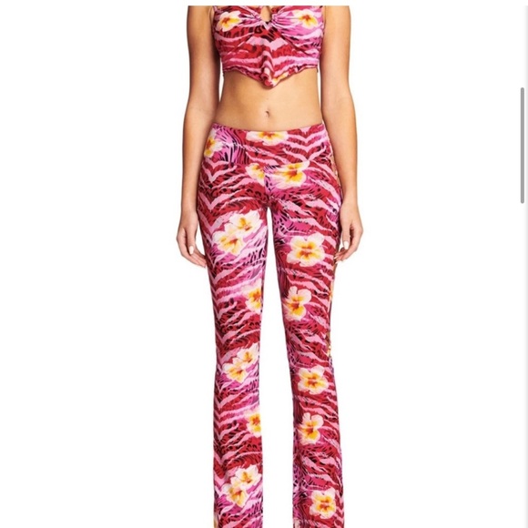 Iamgia 
ATAR PANT & TOP PINK HIBISCUS - XS / PINK - Picture 3 of 4